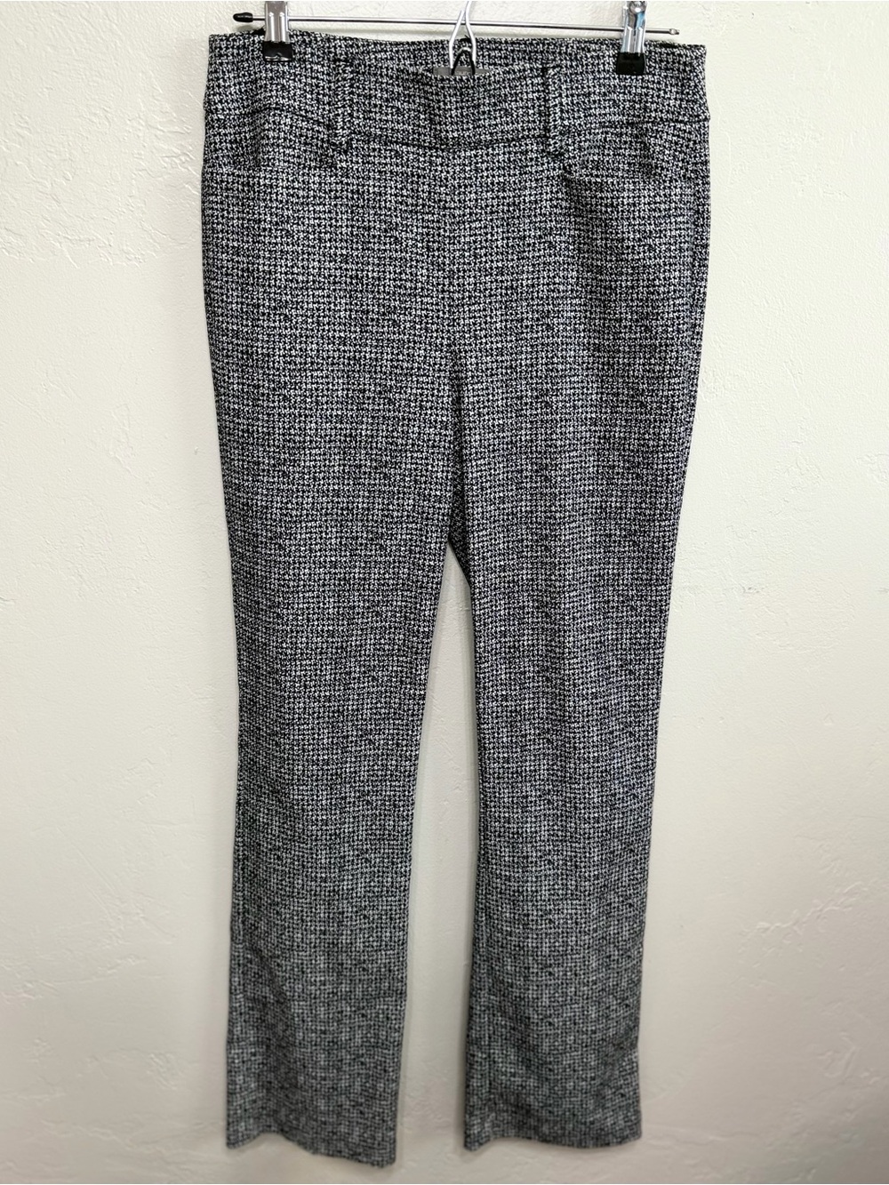 Black & White Houndstooth Stretch Dress Pants Size Medium Regular